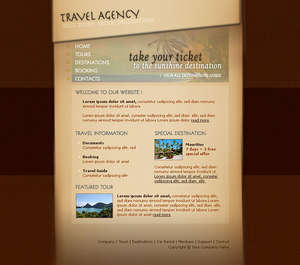 travel agency (html şablonu)