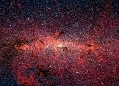 Samanyolu Galaksisi Kızılötesi Fotoğrafı