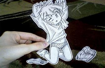 anime paper child