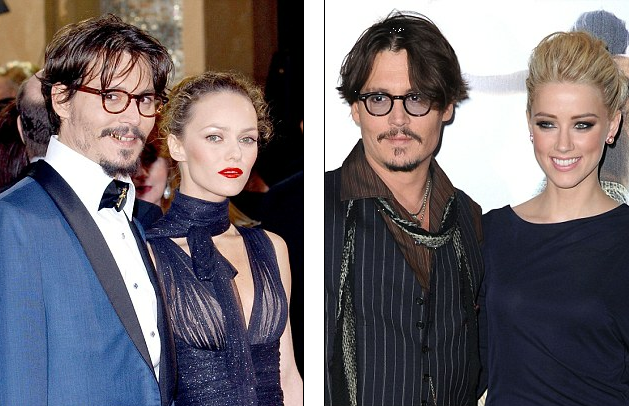 Vanessa Paradis, Johnny Depp, Amber Heard